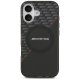 Mercedes AMG Double Layer Transparent Rhombs MagSafe Case for iPhone 17 - Black/Red