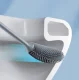 Silicone Toilet Brush Set 2-in-1 DA189, Black