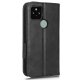 Google Pixel 5 Triangle Pattern Flip Case Wallet Cover, Black | Чехол для Телефона Кабура...