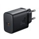 Joyroom JR-TCF11 Wall Charger 25W USB Type C + Charging Data Cable ( Type C to Type C ) 3A, Black | Uzlādes Ierīce...