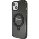 Guess iPhone 13 / 14 / 15 Case Ring Stand Script Glitter MagSafe, Black
