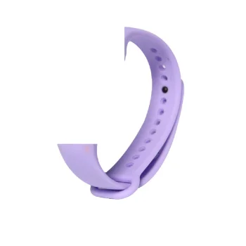 Devia Deluxe Sport silikona siksniņa priekš Xiaomi Mi Band 5/6/7, lavandas
