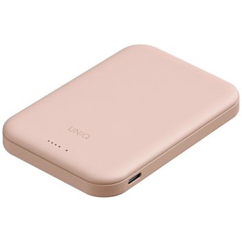 Uniq Lyden Lexa magnētiskā 5000mAh PD USB‑C MagSafe ārējā baterija – rozā