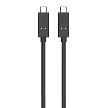 USB-C uz USB-C kabelis Aukey CB-TCC241 240W 0.8m Melns