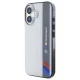 BMW iPhone 16 Plus Case Motorsport IML Vertical Stripe, Gray
