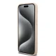Чехол Dkny для iPhone 15 Pro Max Leather Mono Stripe & Metal Logo, розовый