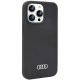 Силиконовый чехол Audi для iPhone 14 Pro, черный