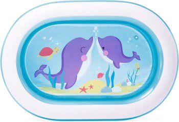 Intex 57482 Inflatable Kids Pool, Oval, 163x109x46 cm