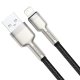 USB to Lightning Cable Baseus Cafule CALJK-A01 2.4A 1m Black