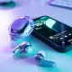Bezvadu austiņas Acefast T8 TWS Bluetooth 5.3, violetas