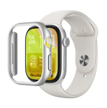 AmazingThing Minimal Protective Case for Apple Watch Series 11 46mm, Silver