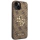 Guess GUHCP14S4GMGBR iPhone 14 6,1\\\" brūns cietais futrālis 4G Big Metal Logo | brown hardcase