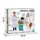 Rotaļu Daktera Ārsta Piederumu Komplekts Bērnu Spēļu Medicīnas Stacija | Toy Doctor Play Kit for Kids Pretend...
