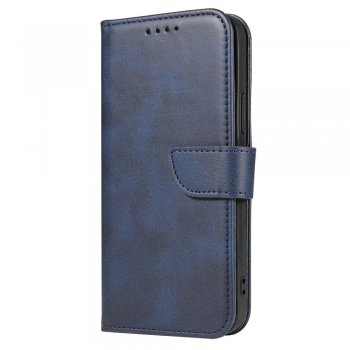 Apple iPhone 12 / 12 Pro 6.1" Magnet Elegant Bookcase Cover Case, Blue | Telefona Vāciņš Maciņš Apvalks Grāmatiņa