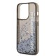 Karl Lagerfeld Liquid Glitter Elong vāciņš iPhone 14 Pro Max - melns