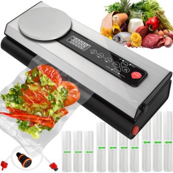 Вакуумный Упаковщик Ruhhy 00022533 с Весами и Рулонами Пленки