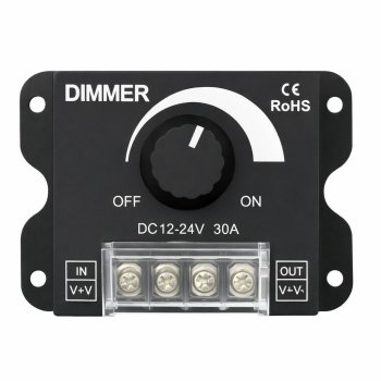 LED gaismas regulators dimmeris 12-24V 30A