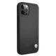 BMW iPhone 12 / 12 Pro vāciņš Leather Deboss, melns
