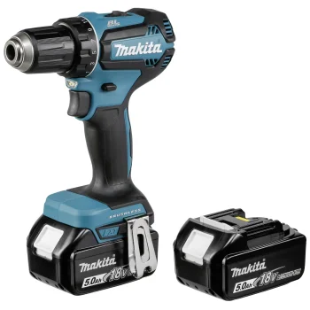 Аккумуляторная дрель-шуруповерт Makita DDF485RTJ 18V 2x5.0Ah