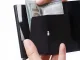 Мужской кошелек-картхолдер с RFID-защитой, черный