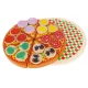 Деревянная пицца с аксессуарами, 21 см | Wooden pizza play set with accessories