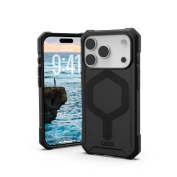 UAG Essential Armor MagSafe vāciņš iPhone 17 Pro tālrunim – melns | Phone Case Cover