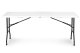6 ft Folding Table Heavy Duty Portable Utility Table MultiGarden, white