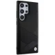 Чехол BMW для Samsung Galaxy S24 Ultra Signature Leather Crossing Lines, черный