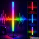Stāvveida RGB LED grīdas lampa ar pulti un lietotni (110 cm)