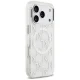 Чехол Karl Lagerfeld IML KL Monogram MagSafe для iPhone 17 Pro, Белый