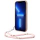Чехол Guess Translucent Pearl Strap для iPhone 14 Plus - Розовый