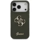 Guess iPhone 17 Pro Case Silicone Big 4G Script, Khaki