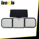 Izoxis 24633 Solar LED Garden Lamp with Remote Control, 167 LED, 500 lm