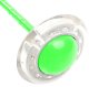 LED Ankle Skip Ball Fitness Game with Flashing Wheel for Kids, Green