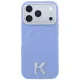 Karl Lagerfeld Grained Kameo vāciņš iPhone 18 Pro / 17 Pro ar MagSafe, gaiši zils