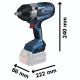 Bosch GDS 18V-1000 Professional Cordless Impact Wrench 1/2\" 18V