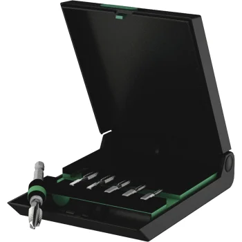 Wera 844/7 Tap Bit Set with Rapidaptor Holder, 7 Pieces