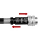 Velosipēda rokas pumpis Rockbros SMART-B 150 PSI Presta un Schrader ventiļiem, melns