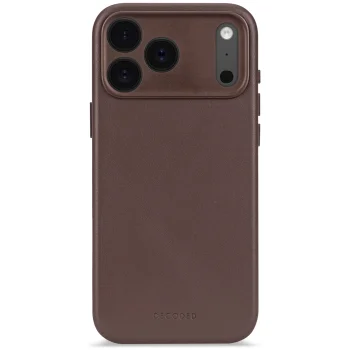 Кожаный чехол Decoded Leather Backcover с MagSafe для iPhone 17 Pro Max, коричневый