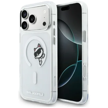 Karl Lagerfeld IML Peekaboo MagSafe Phone Case Cover iPhone 17 Pro Max - Clear