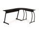 L-Shaped Gaming Desk ModernHome Industrial Corner Office Desk for Home, black