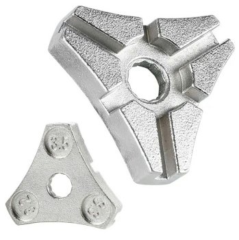 Triangular Spoke Wrench for Wheel Truing RW54A, Silver