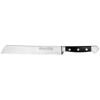 Güde Alpha Bread Knife 21 cm 1430/21, Black / Silver