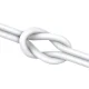 Joyroom JR-EC06 USB-C iebūvējamās austiņas, Sudraba