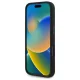 BMW iPhone 16 Pro Case Silicone Hexagon Blue Line MagSafe, Black