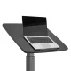 Maclean MC-892B regulējama augstuma portatīvā datora galds, melns