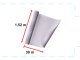 Self-Adhesive Brushed Metal Vinyl Wrap Roll, Grey, 1.52x30 m