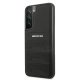 Mercedes AMG Leather Debossed Lines Case for Samsung Galaxy S22+ - Black