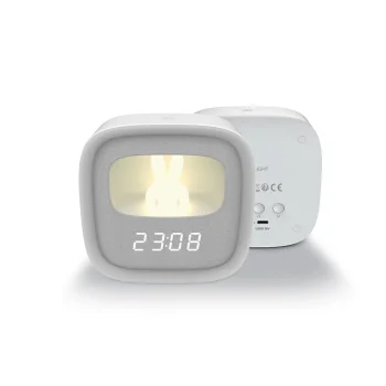 Будильник с LED ночником Forever Light PURE FNL-06 AURORA, Белый
