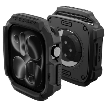 Aizsargvāciņš Spigen Rugged Armor pulkstenim Apple Watch 42mm, Matte Black